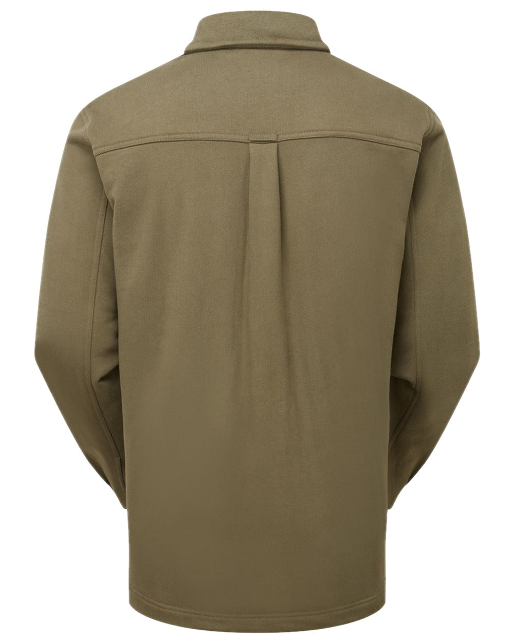 Ivy Green Coloured Ridgeline Mens Burnham Work Shirt on white background 