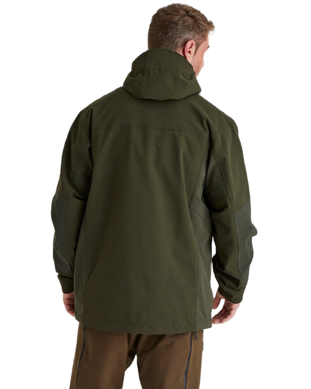 Deep Forest Coloured Ridgeline Mens Cambrian Smock on white background 