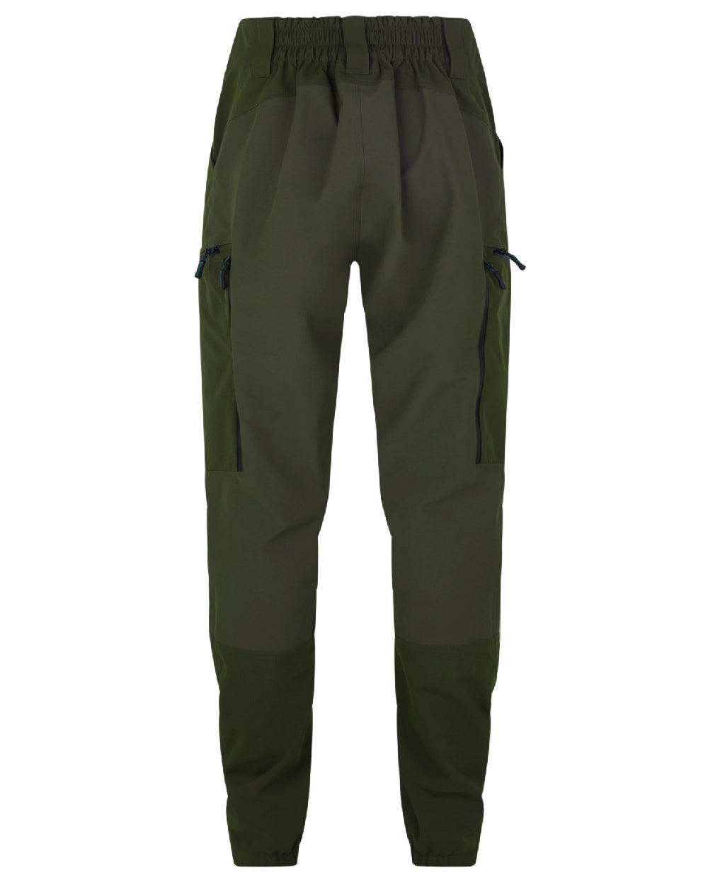 Deep Forest coloured Ridgeline Mens Cambrian Trousers on white background 
