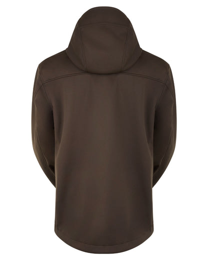 Bark coloured Ridgeline Mens Gradient Jacket on white background 