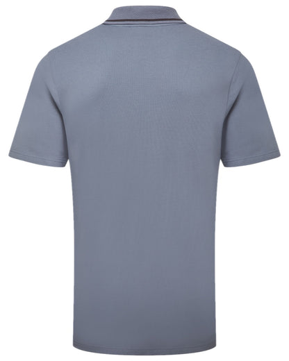 Storm Coloured Ridgeline Mens Kilworth Polo Shirt on white background 