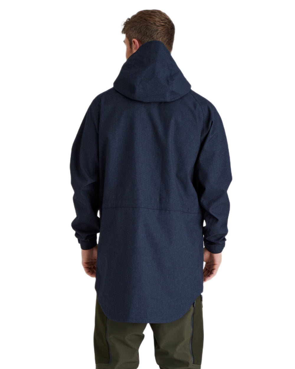 Navy Marl coloured Ridgeline Mens Monsoon Light Jacket on white background 