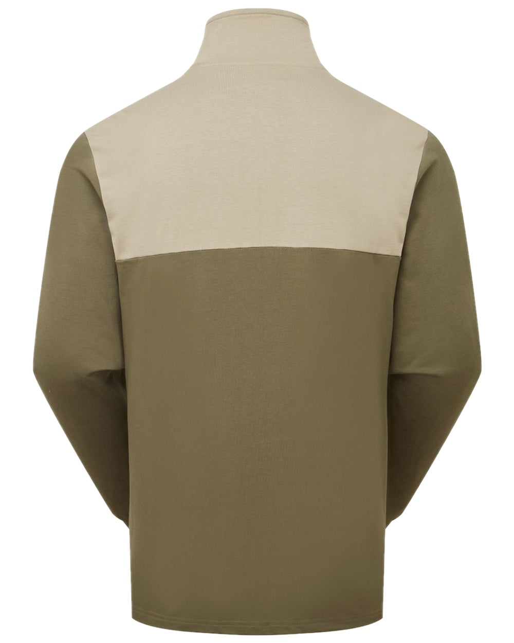Ivy Green Multi Coloured Ridgeline Mens Salthouse Quarter Zip Top on white background 