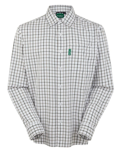 Deep Forest coloured Ridgeline Mens Sedgebrook Shirt on white background 