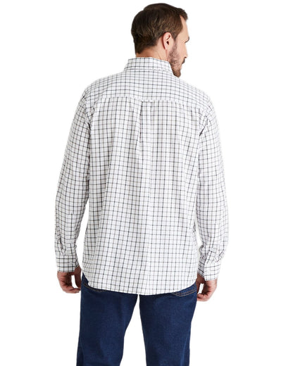 Deep Forest coloured Ridgeline Mens Sedgebrook Shirt on white background 
