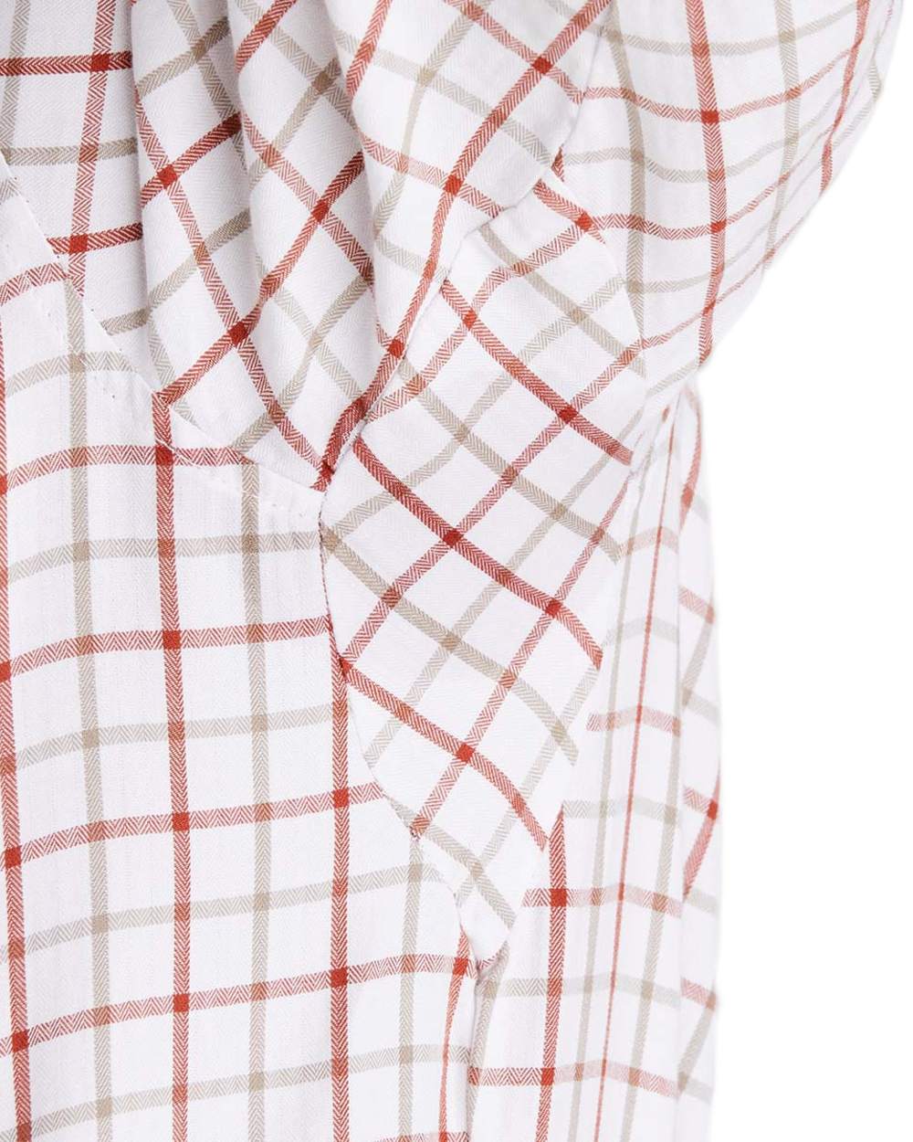 Russet coloured Ridgeline Mens Sedgebrook Shirt on white background 