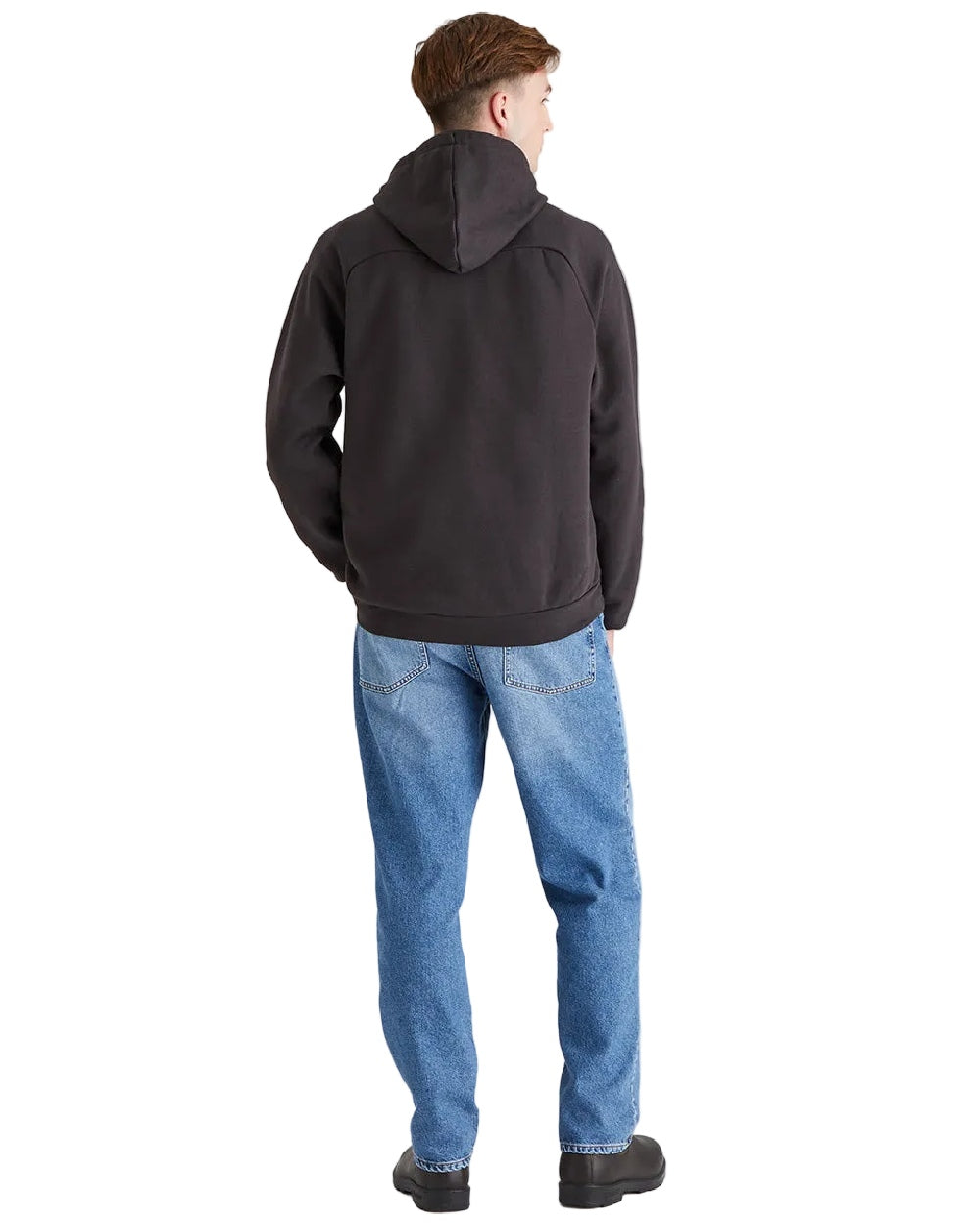 Shale Coloured Ridgeline Mens Signature Hoodie on white background 