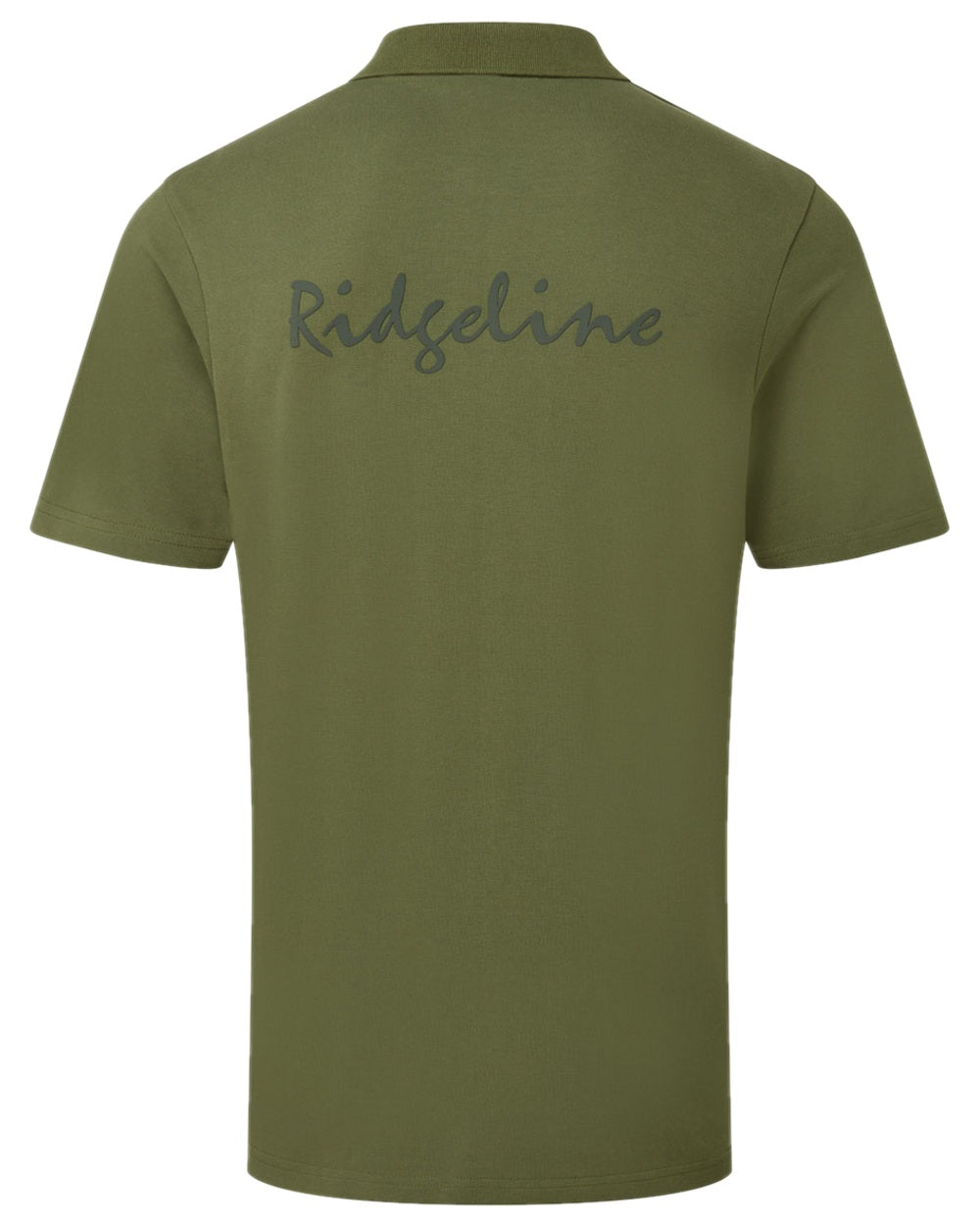 Fern Green Coloured Ridgeline Mens Signature Polo Shirt on white background 