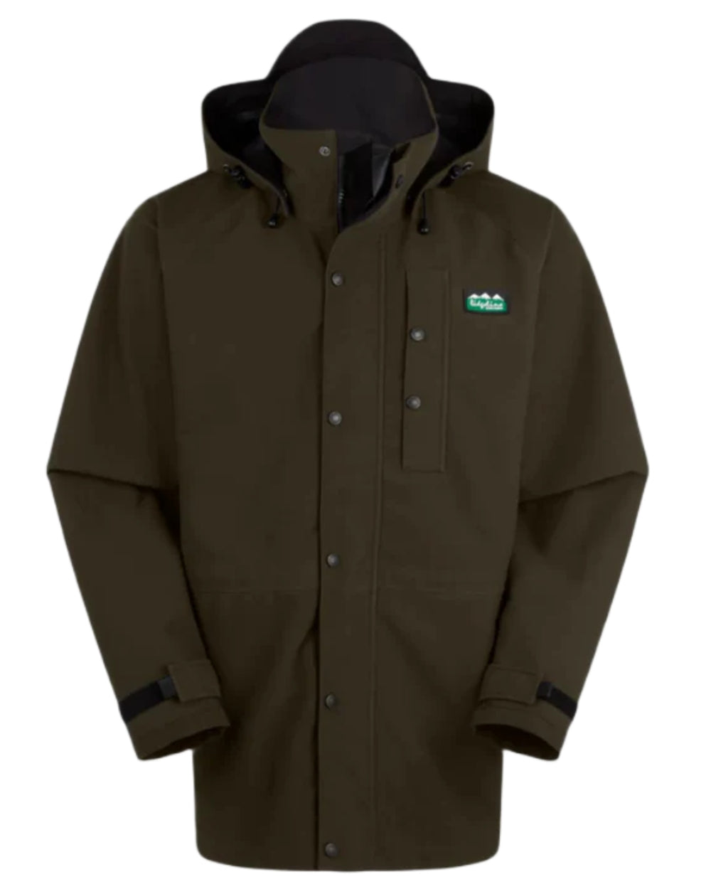 Deep Forest Coloured Ridgeline Monsoon Classic Jacket On A White Background 
