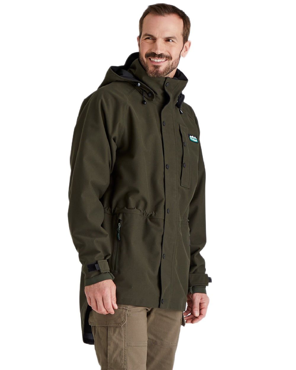 Deep Forest Coloured Ridgeline Monsoon Classic Jacket On A White Background 