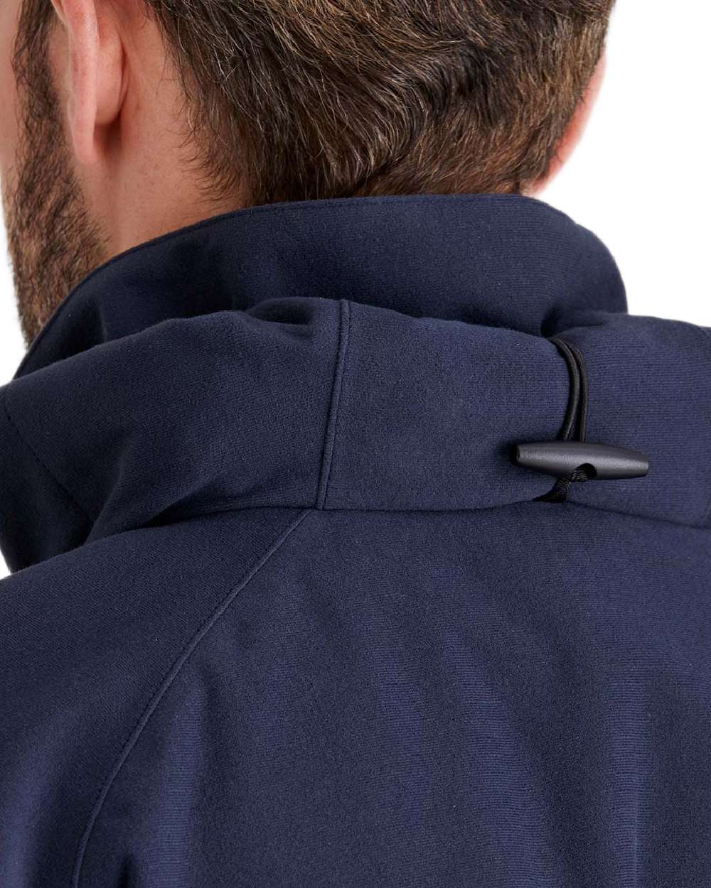 Navy Coloured Ridgeline Monsoon Classic Jacket On A White Background 