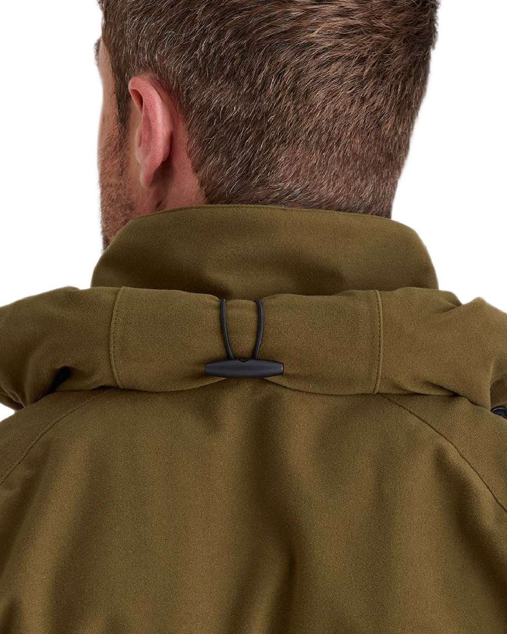 Teak coloured Monsoon Classic Waterproof Jacket on white background 