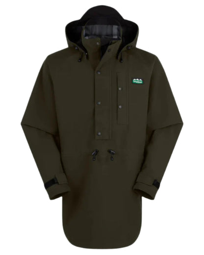 Deep Forest Coloured Ridgeline Monsoon Classic Waterproof Smock on white background 