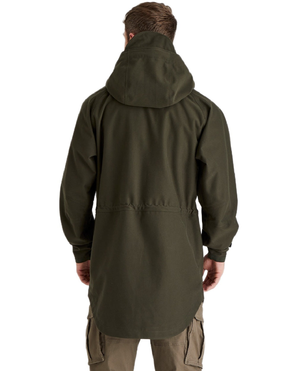 Deep Forest Coloured Ridgeline Monsoon Classic Waterproof Smock on white background 