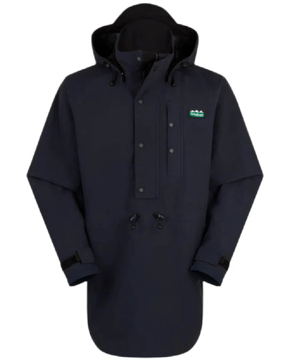 Navy Coloured Ridgeline Monsoon Classic Waterproof Smock on white background 
