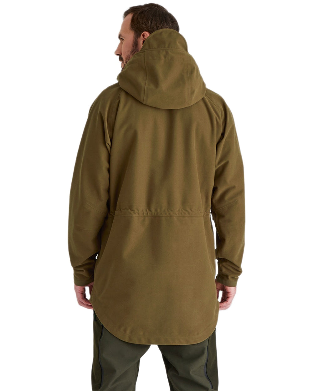 Teak Coloured Ridgeline Monsoon Classic Waterproof Smock on white background 