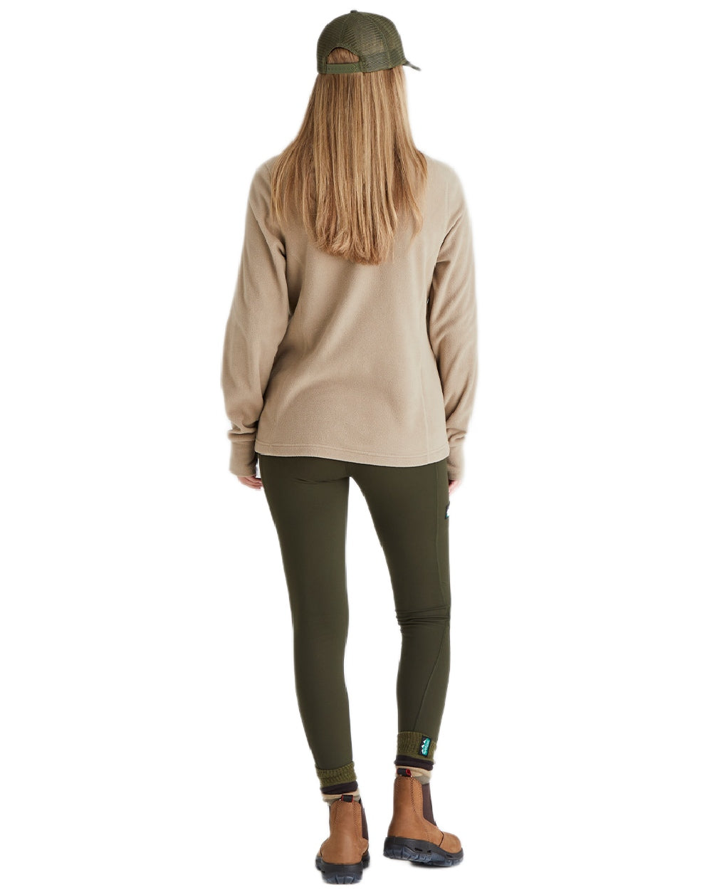 Deep Forest Coloured Ridgeline Monsoon Trucker Cap on white background  