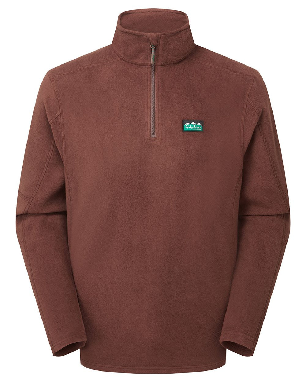 Oxblood coloured Ridgeline Narvik Fleece on white background 