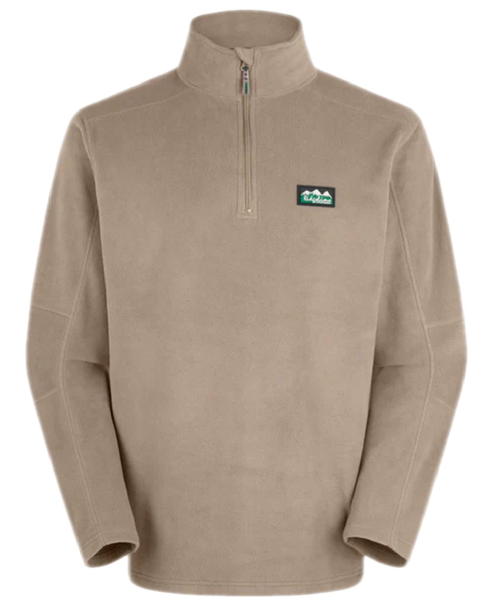Roasted Cashew Coloured Ridgeline Narvik Fleece on white background 