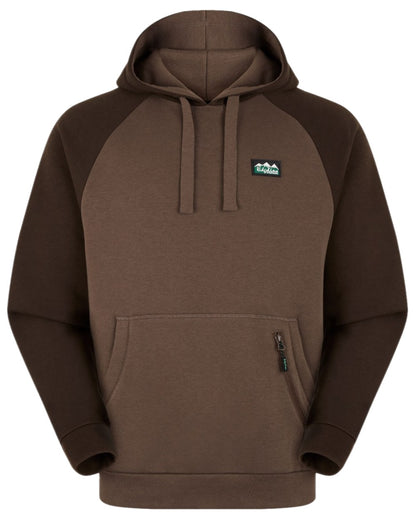 Light Bark Coloured Ridgeline North Island Hoodie on white background 