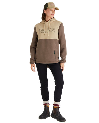 Eucalyptus Coloured Ridgeline RLNZ Trucker Cap on white background 