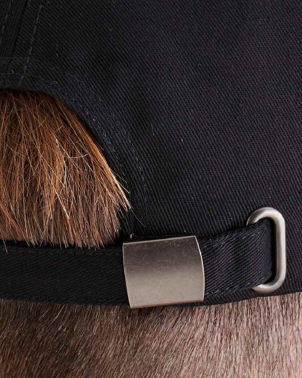 Black Coloured Ridgeline Signature Cap on white background 