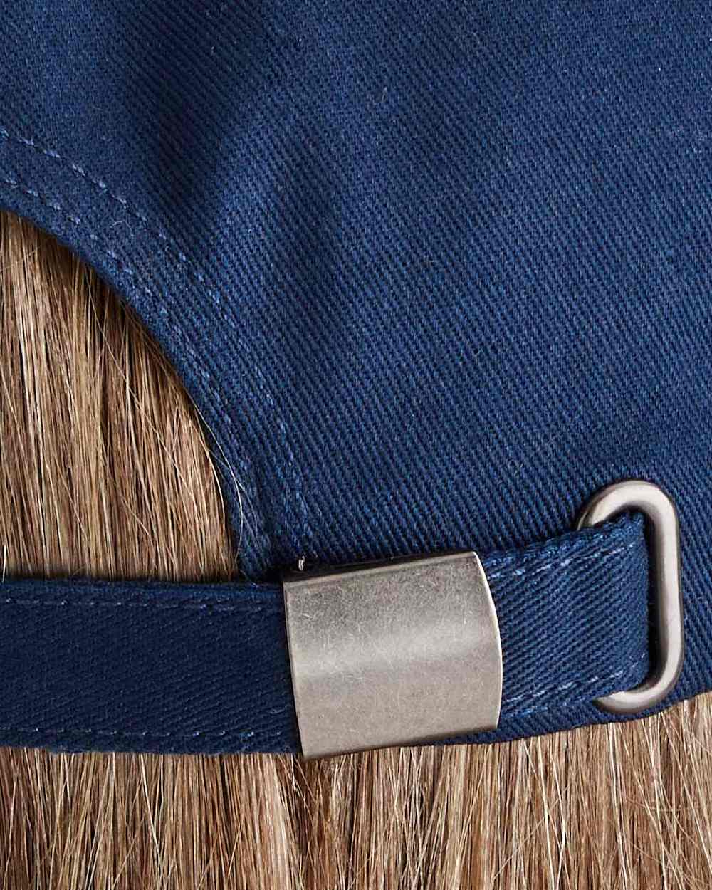 Navy Coloured Ridgeline Signature Cap on white background 