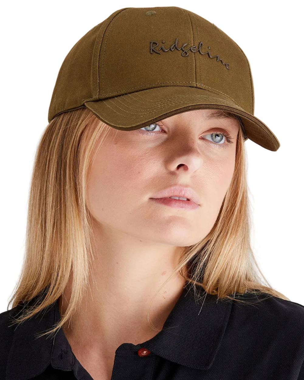 Teak Coloured Ridgeline Signature Cap on white background 