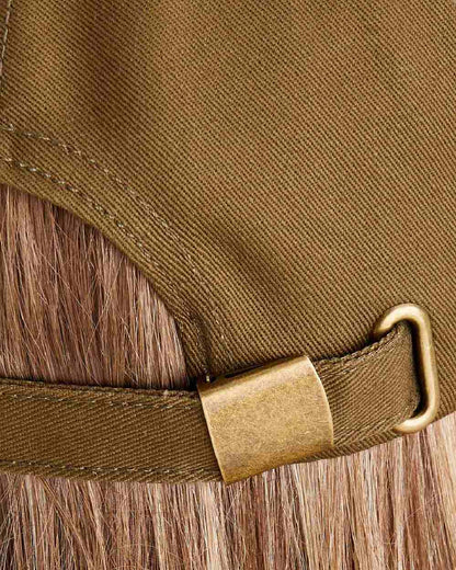 Teak Coloured Ridgeline Signature Cap on white background 