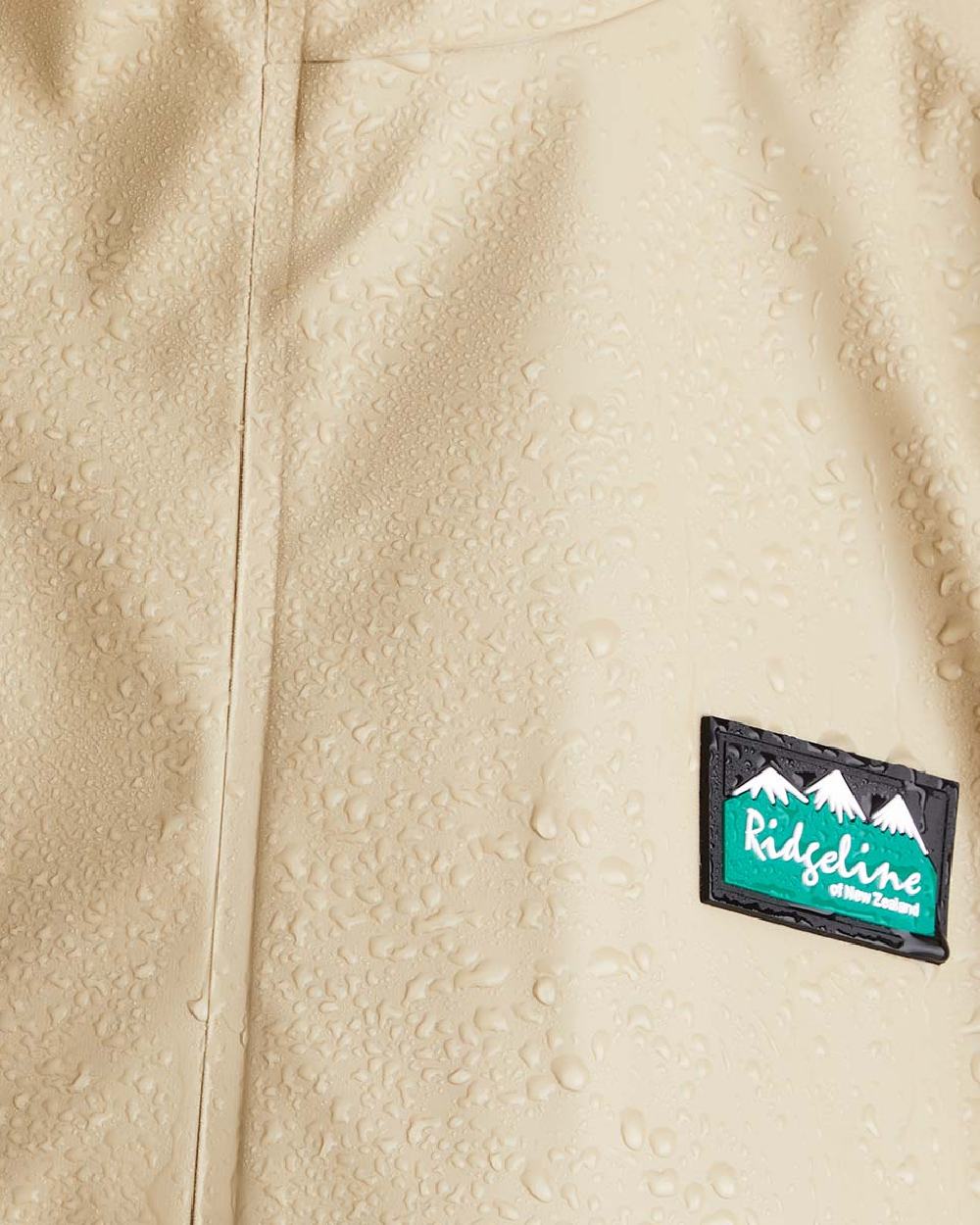 Eucalyptus Coloured Ridgeline Signature Poncho on white background 