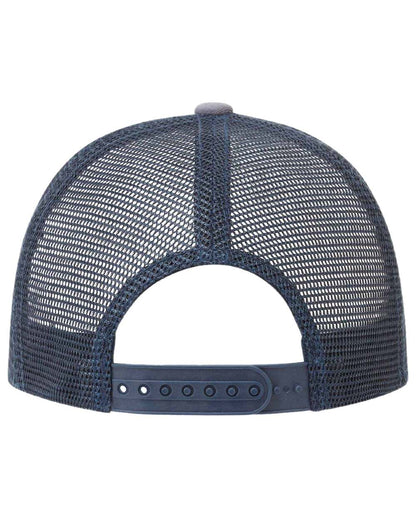Storm Coloured Ridgeline Signature Trucker Cap on white background 