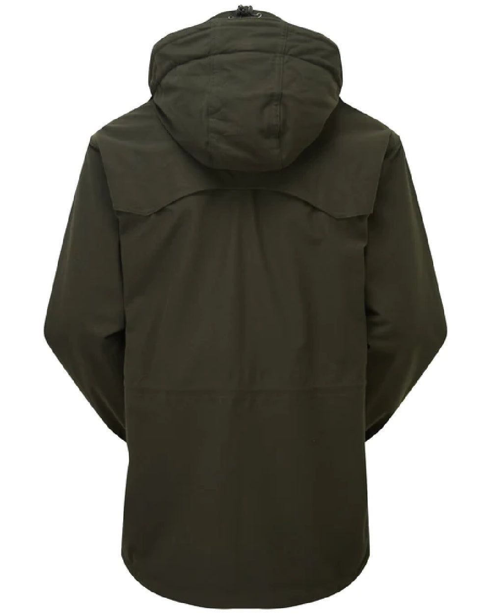 Olive coloured Ridgeline Torrent III Waterproof Jacket on white background 