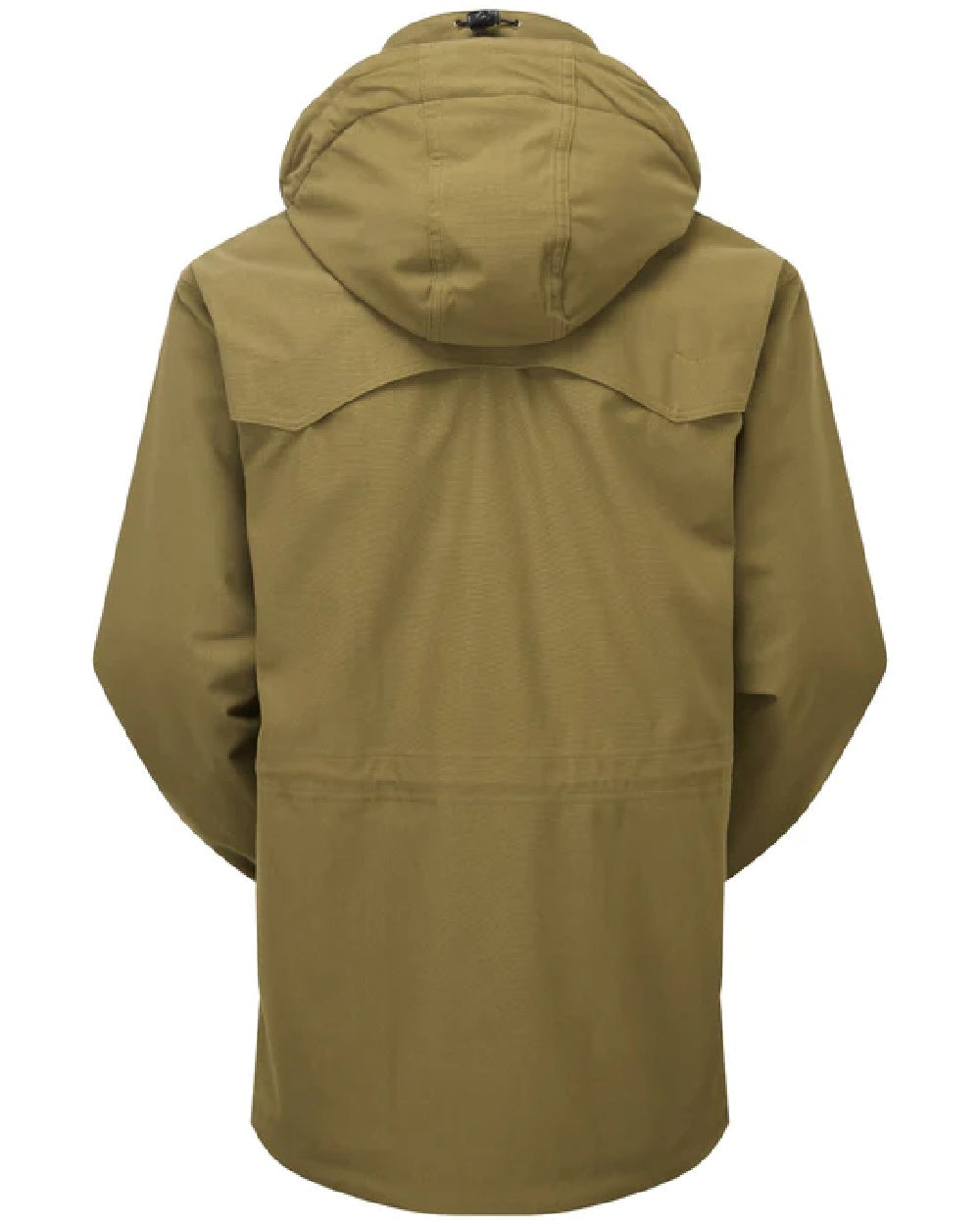 Teak coloured Ridgeline Torrent III Waterproof Jacket on white background 