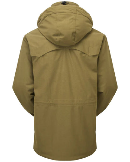 Teak coloured Ridgeline Torrent III Waterproof Jacket on white background 