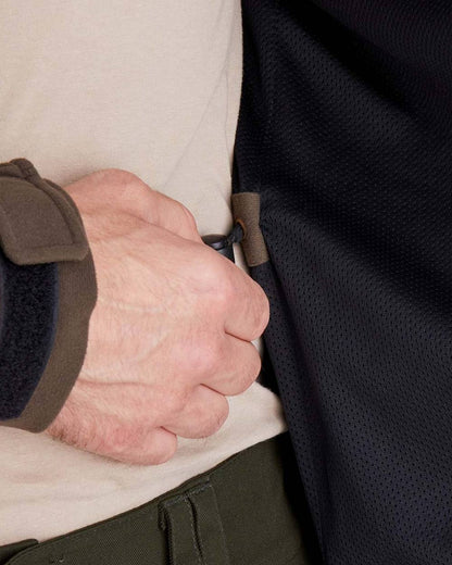 Bark coloured Ridgeline Torrent Waterproof Jacket on white background 