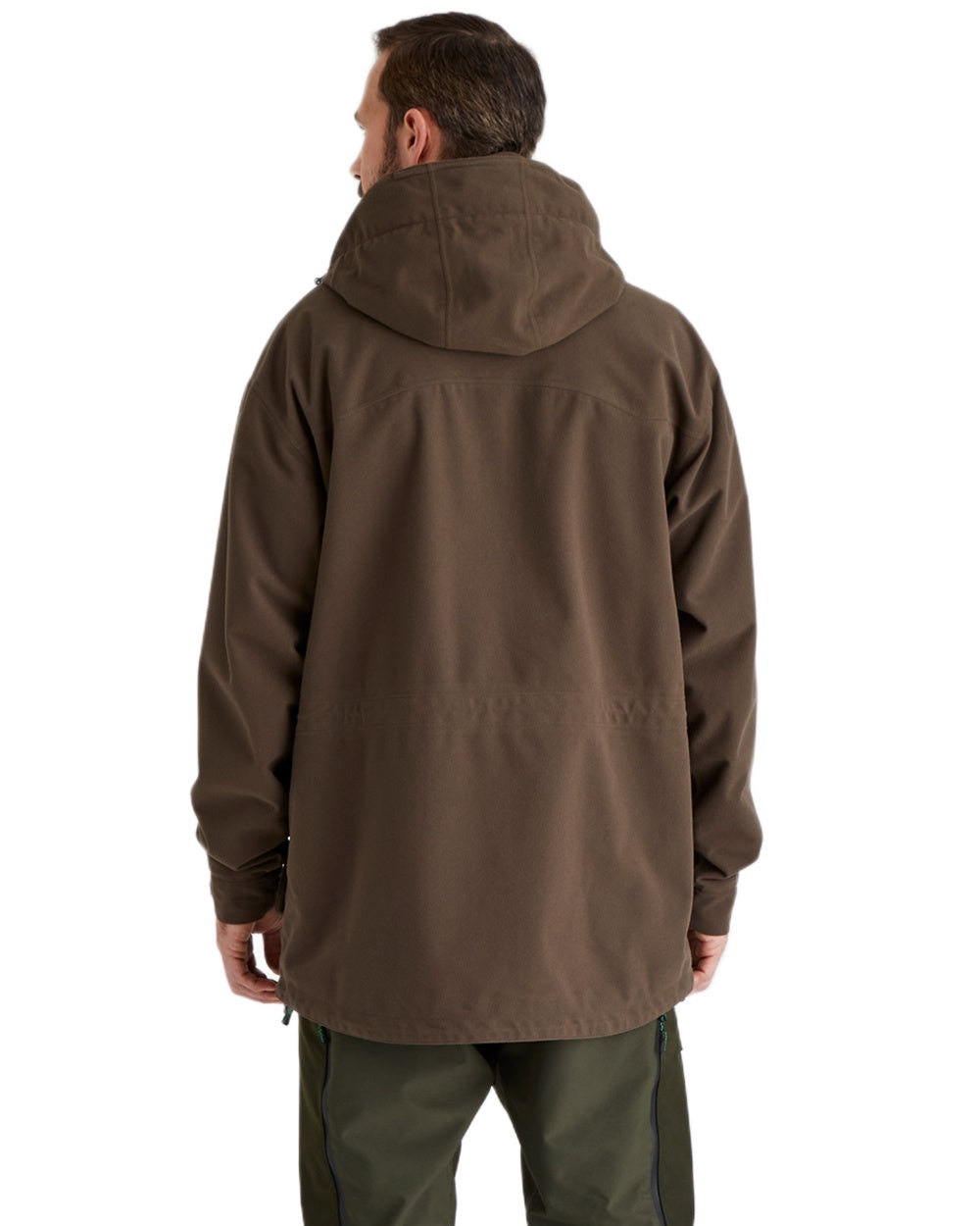 Bark coloured Ridgeline Torrent Waterproof Jacket on white background 