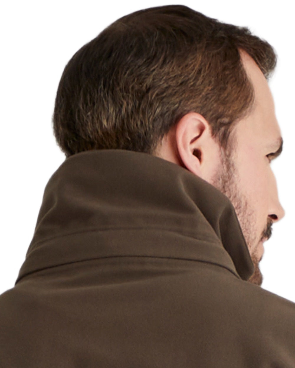 Bark coloured Ridgeline Torrent Waterproof Jacket on white background 