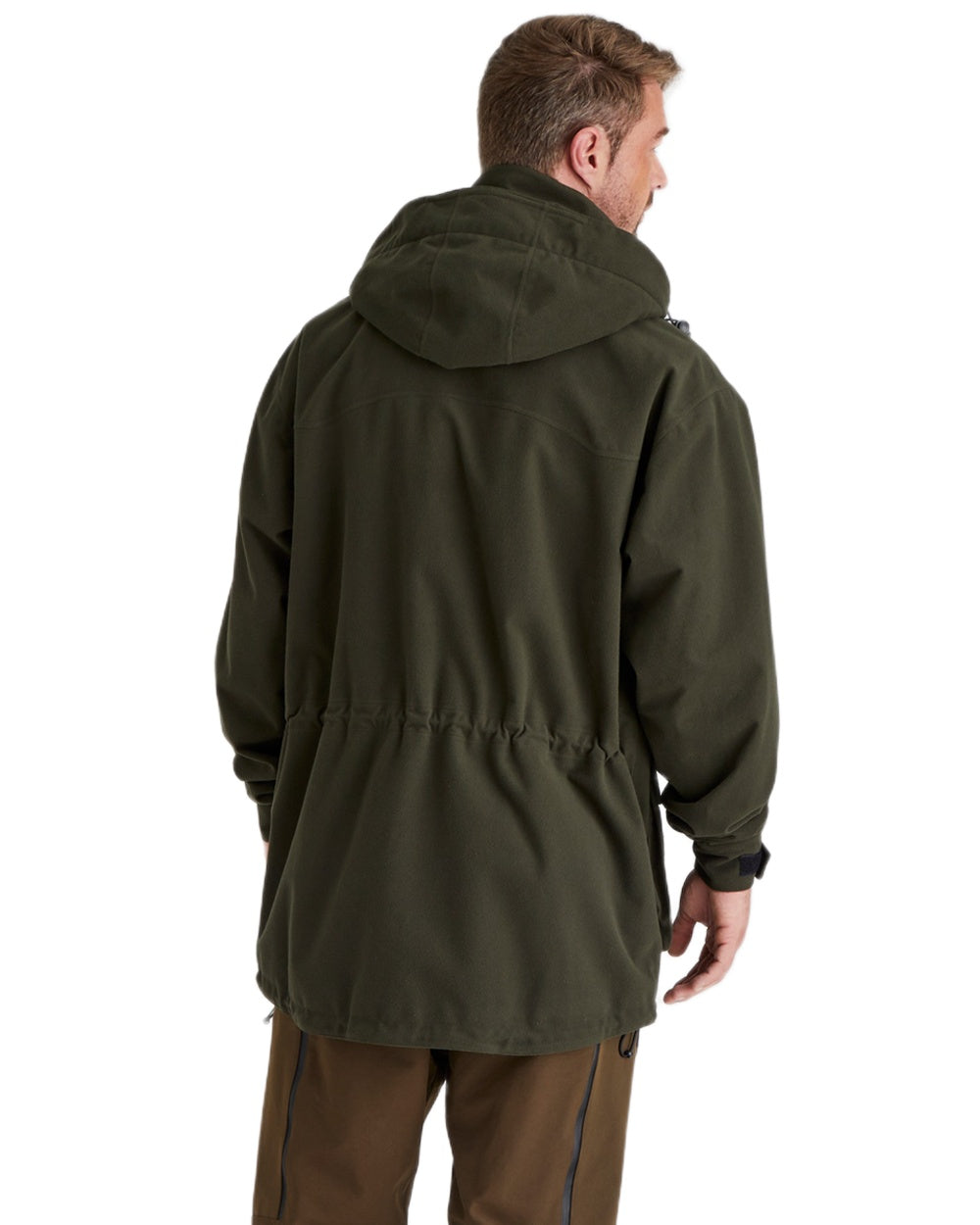 Deep Forest coloured Ridgeline Torrent Waterproof Jacket on white background 