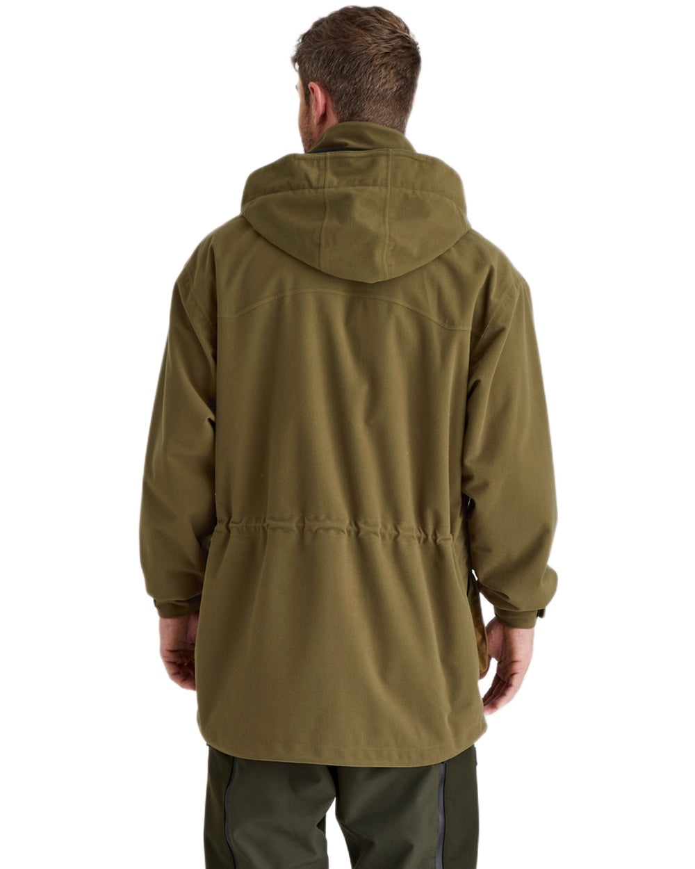 Teak coloured Ridgeline Torrent Waterproof Jacket on white background 