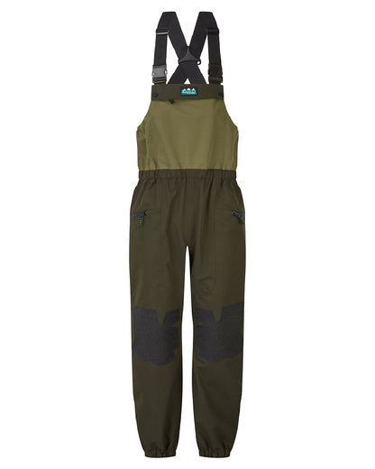 Deep Forest coloured Ridgeline Womens Agri Pro Bib &amp; Brace on white background 