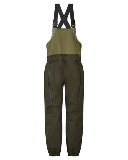 Deep Forest coloured Ridgeline Womens Agri Pro Bib &amp; Brace on white background 