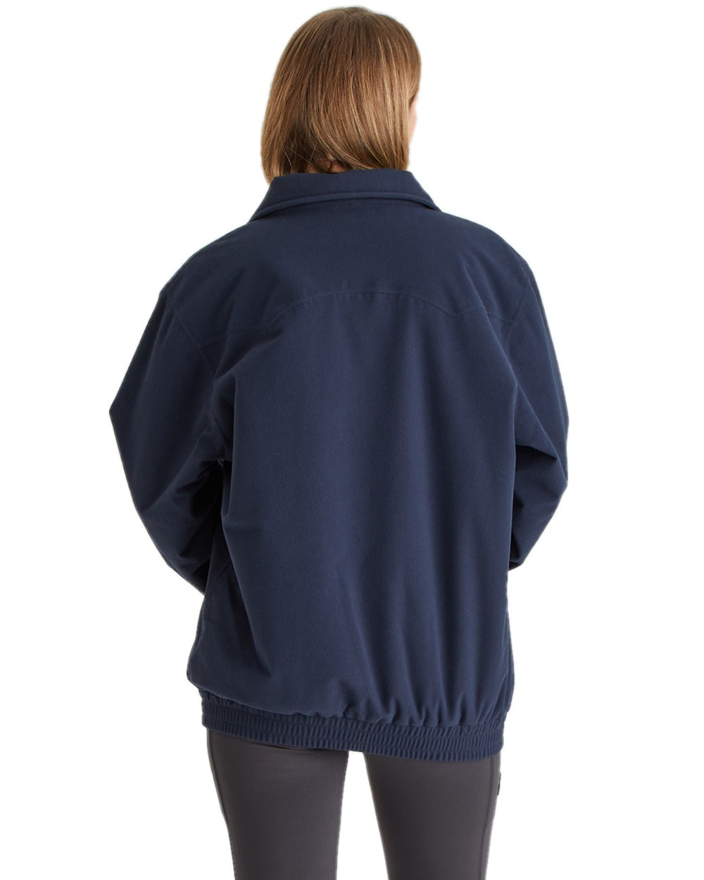 Navy Coloured Ridgeline Womens Brumby Yard Jacket on white background 