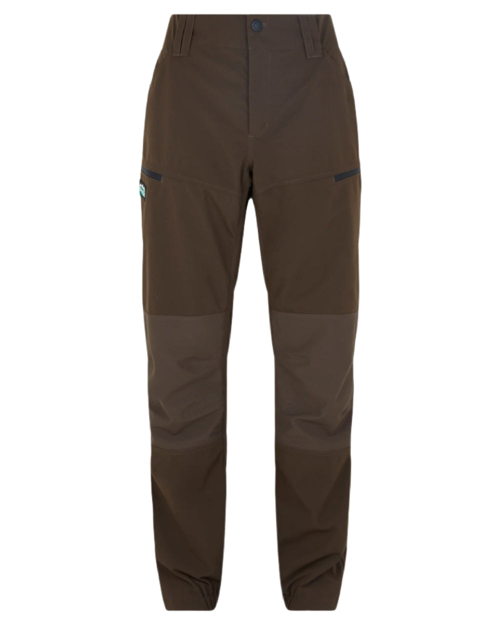 Bark coloured Ridgeline Womens Cambrian Trousers on white background 