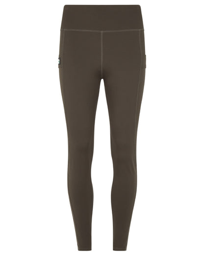 Bark Coloured Ridgeline Womens Infinity Leggings On A Bark Background 