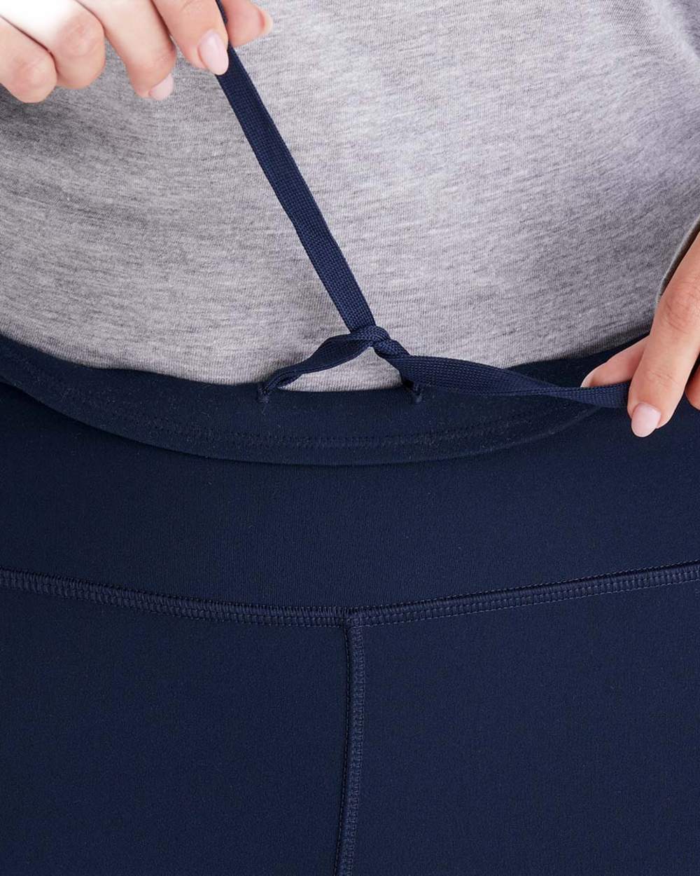 Navy coloured Ridgeline Womens Infinity Leggings on white background 