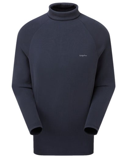 Navy Coloured Ridgeline Womens Kelmarsh Top on white background 