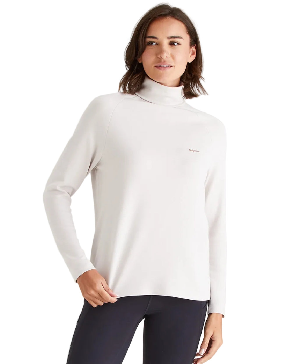 Stone Coloured Ridgeline Womens Kelmarsh Top on white background 