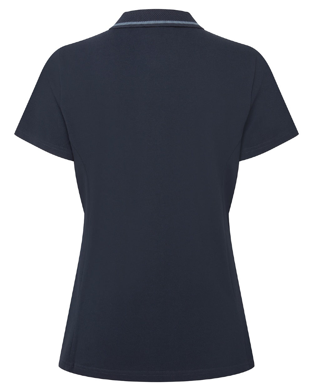Navy coloured Ridgeline Womens Kilworth Polo Shirt on white background 