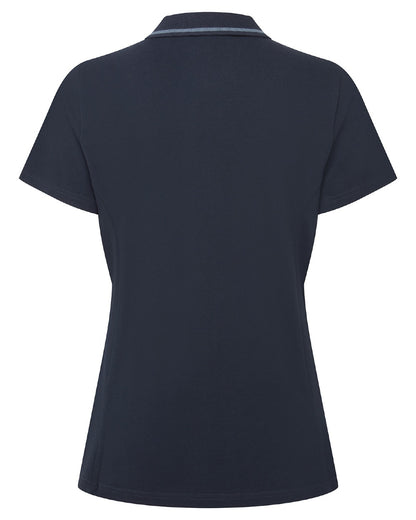 Navy coloured Ridgeline Womens Kilworth Polo Shirt on white background 