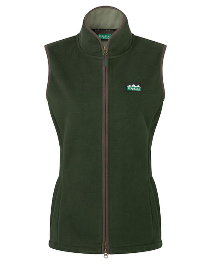 Deep Forest coloured Ridgeline Womens Kodiak Gilet on white background 